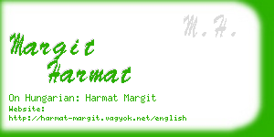 margit harmat business card